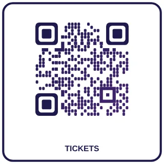 QR-Code-Vorlage Konzert: Nachtblau mit Violett