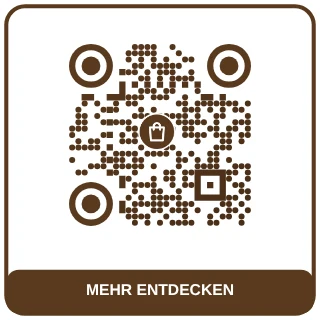 QR-Code-Vorlage Kraftpapier: Erdiges Braun, passt zu Kraftpapier-Etiketten