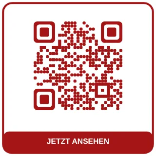 QR-Code-Vorlage Video-Kanal: Kräftiges Rot